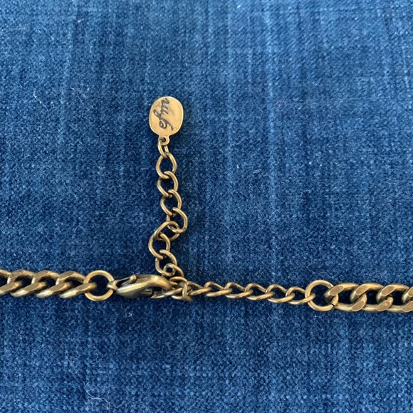 Brass Embellished Necklace - Picture 5 of 5